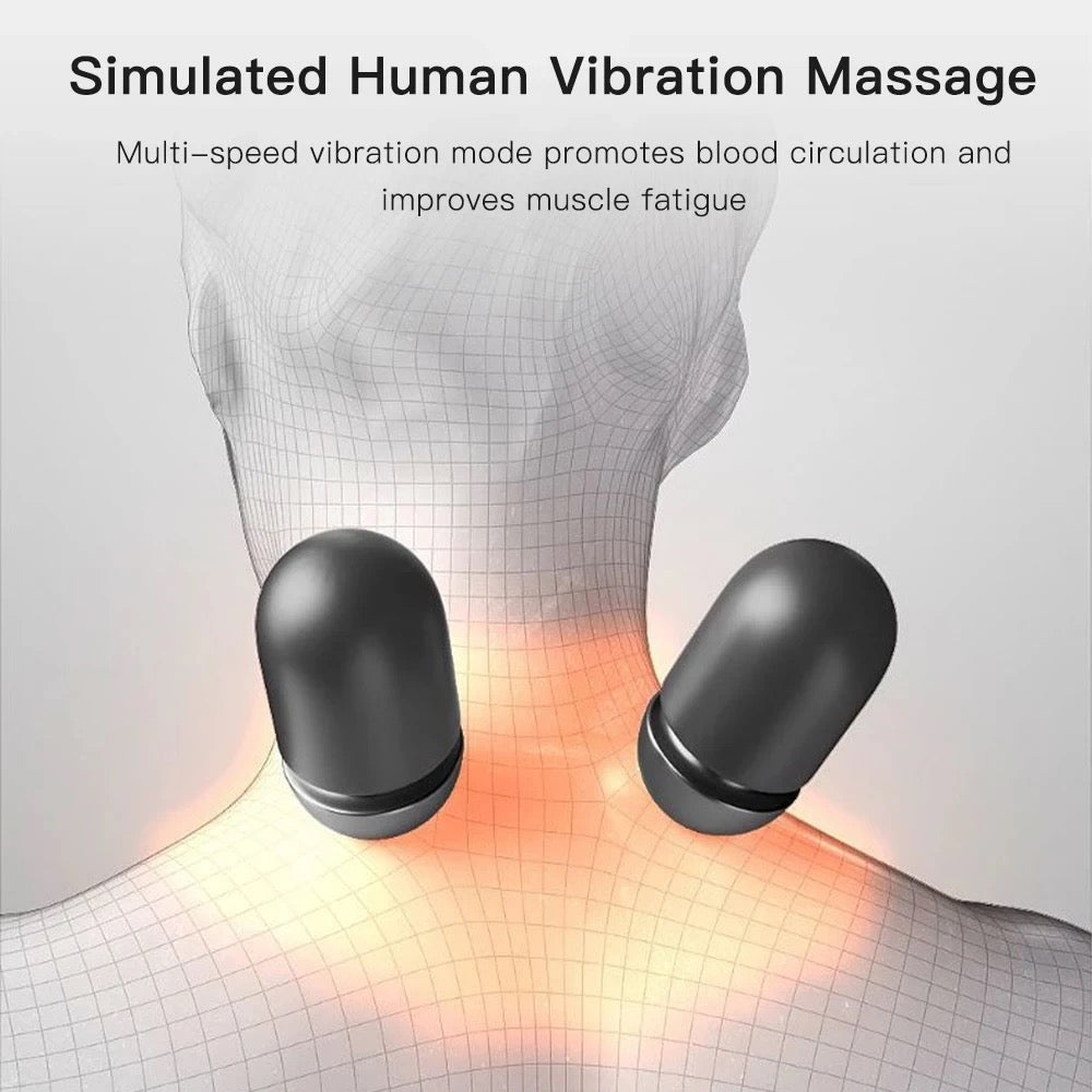 "Electric Massage Pillow – Heat & Vibration for Ultimate Comfort"